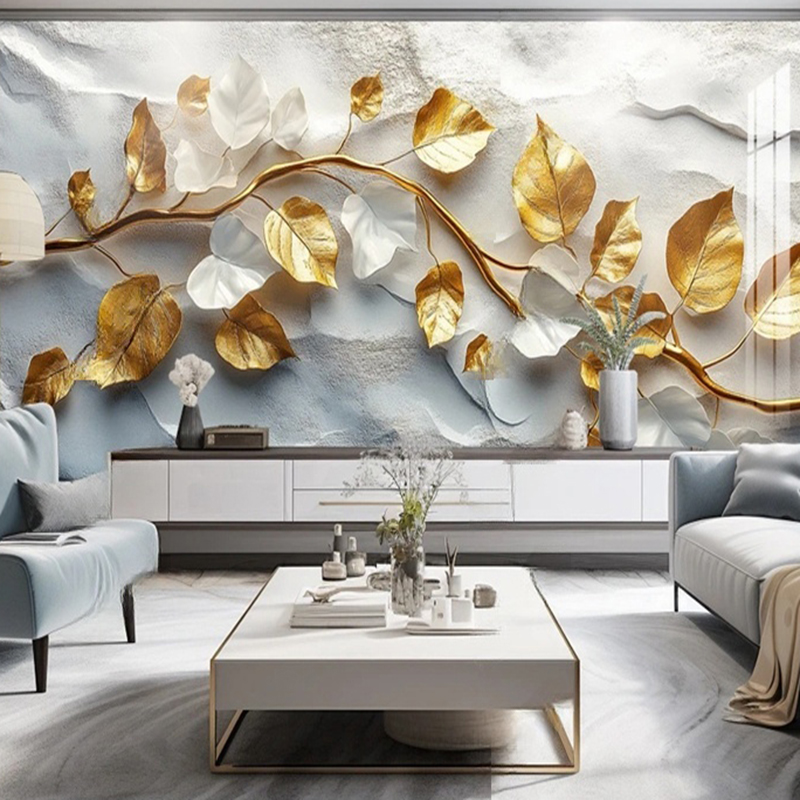 Home Office Background - Benutzerdefinierte Tapete Wohnkultur Wandbild 3D Stereo