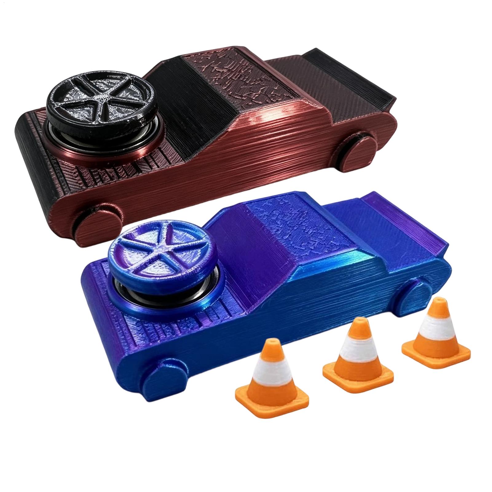 Home Office Kit - Mini-Taschen-Drift-Auto Fidget-Spielzeug Desktop-Rennbahn-Set Rotierender Gyro Büro-Stressabbau-Geschenk