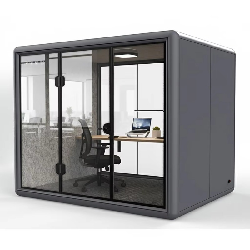 Home Office Work - Schalldichte Büro-Arbeitskabine für Outdoor-Meetings, Tragbare Schallschutz-Studienkabine,