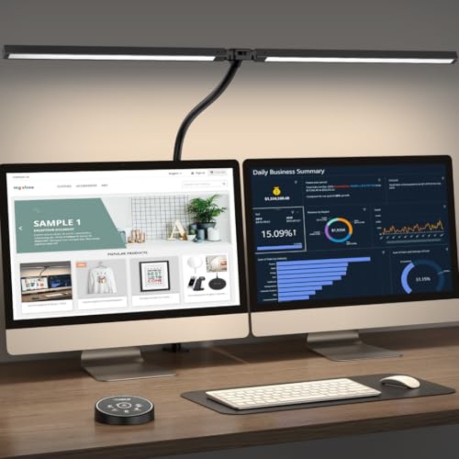 Home Office Work - LED-Schreibtischlampe für Büro und Zuhause -