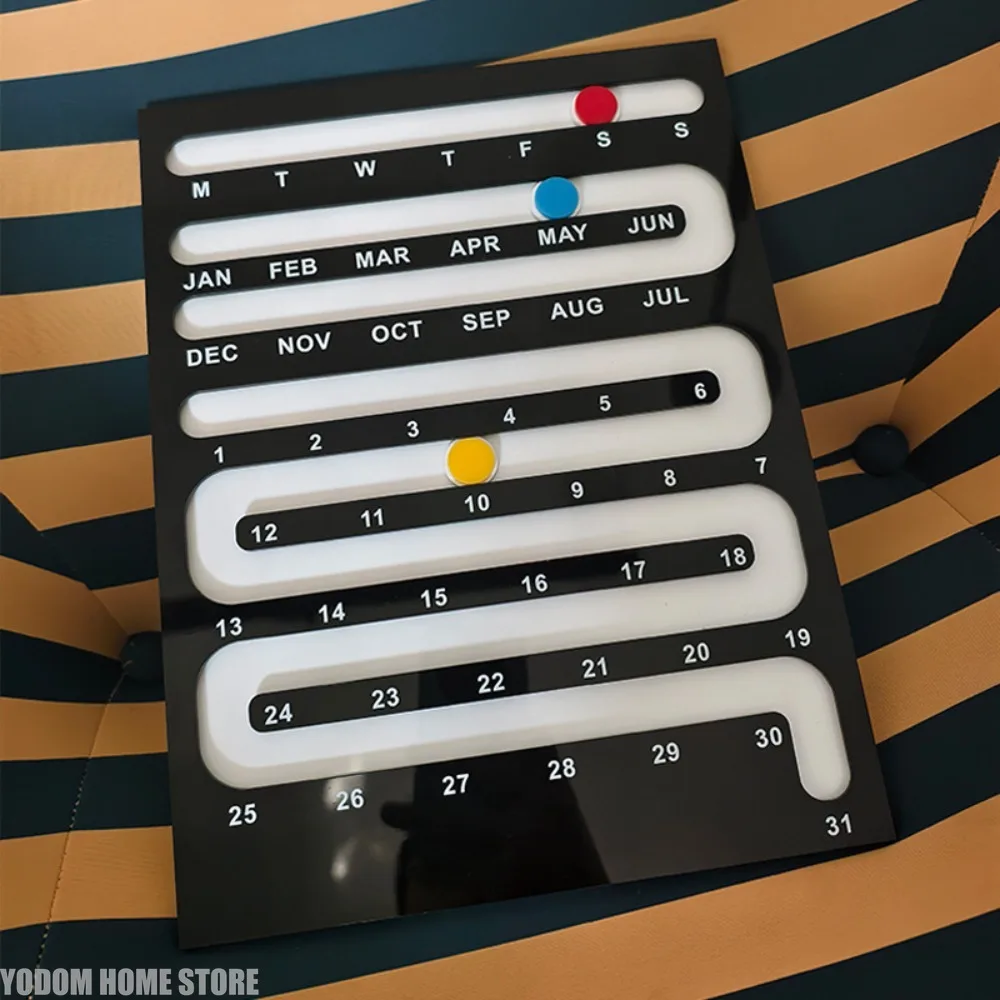 Home Office Gadgets - Ewiger Kalender aus nordischem Acryl –