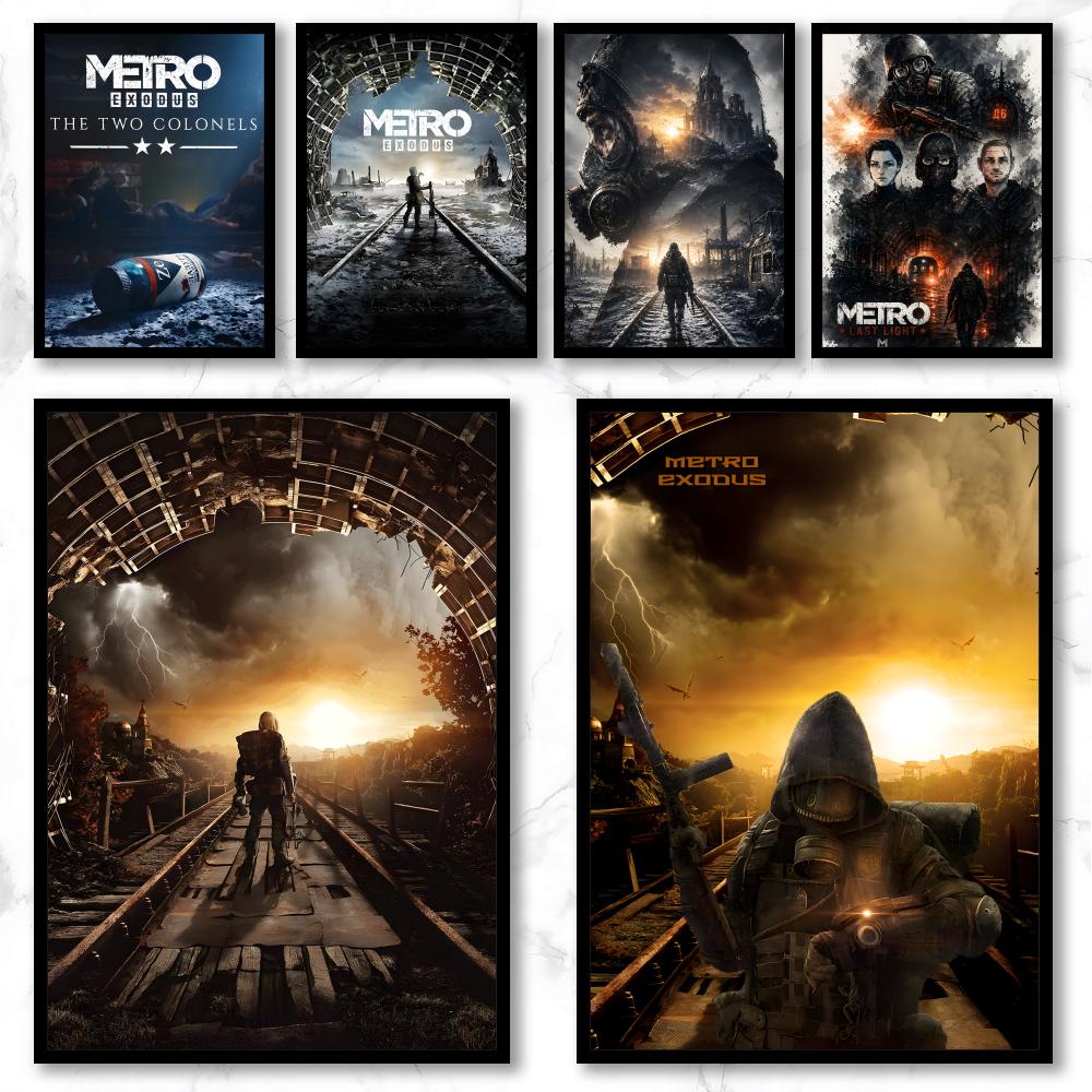 Home Office Form - Game M-Metro Exodus Poster, Graffiti-Kunstposter, schicke