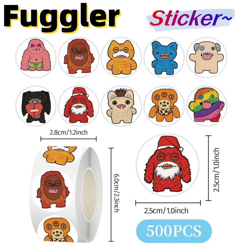 Home Office Kit - Neue Fuggler zweidimensionale Rollaufkleber, Animations-Zubehör, Notizbuch-Klebeband,