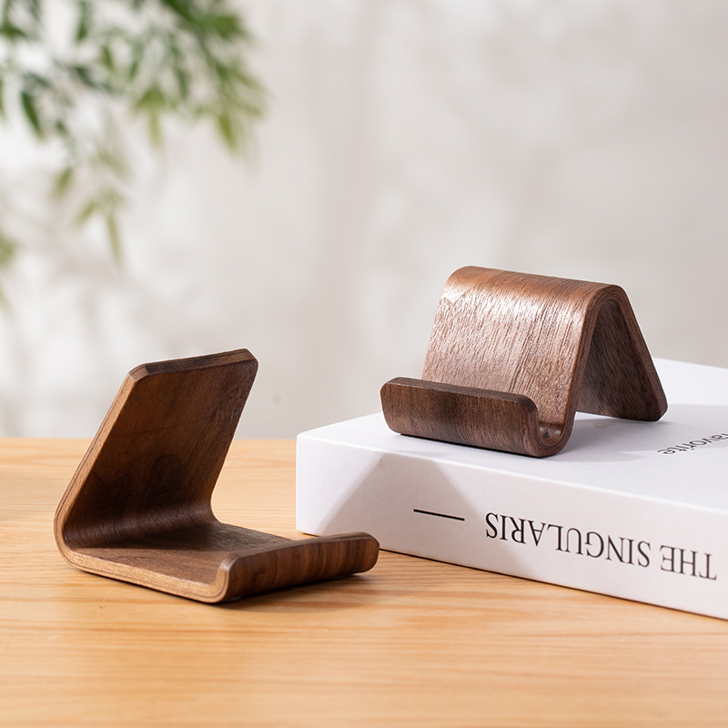 Home Office Call Center - Multifunktionale Massivholz Telefon Halter Rezeption Visitenkarte