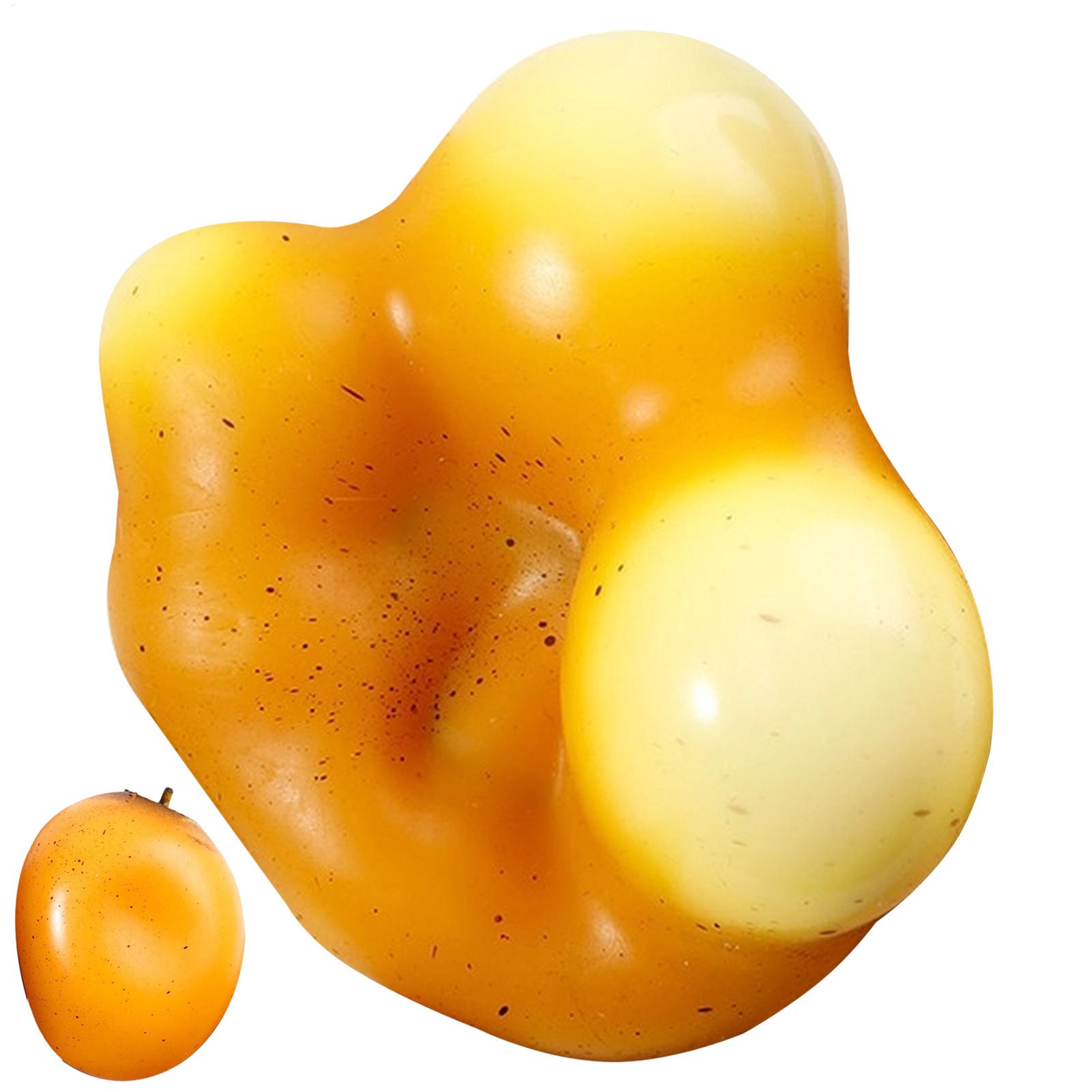 Home Office Work - Mango-Stress-Spielzeug, sensorisches, langsam aufsteigendes Mango-Spielzeug, Simulationsfrucht