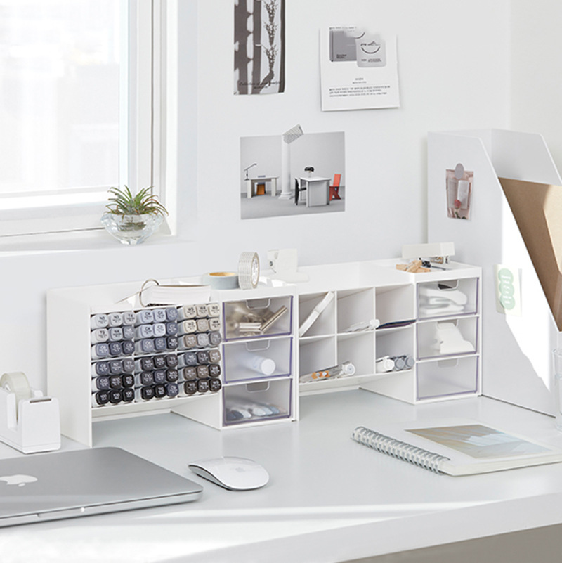 Desk Drawer Small - Neue Desktop-Aufbewahrungsbox mit Schublade für Kosmetik,