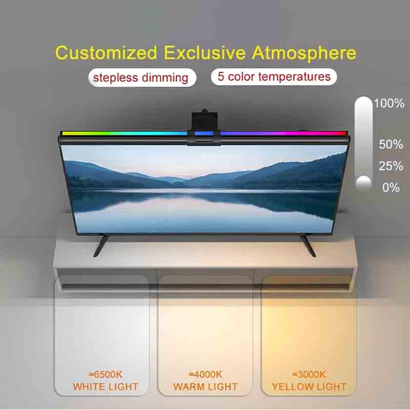 60/80cm RGB-Lichtleiste LED-Mo – Home Office Work Bewertung und Preis