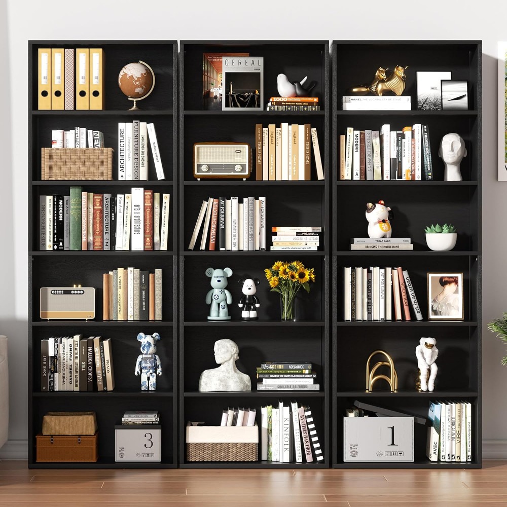 6-stufiges offenes Bücherregal – Bookcase Wood Shelf Bewertung und Preis