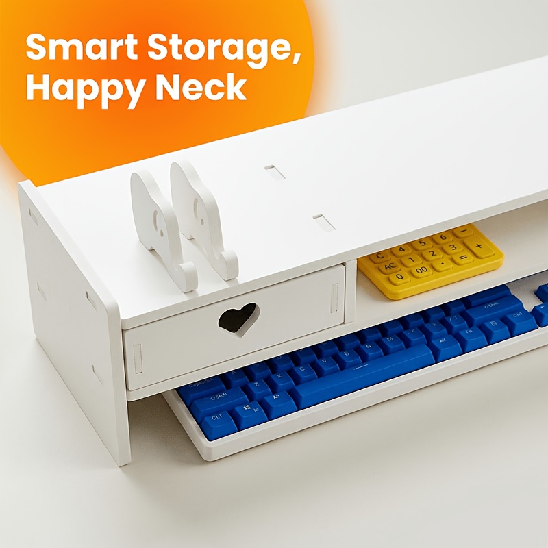Minimalistischer Weißer PVC-Mo – Desk Drawer Small Bewertung und Preis