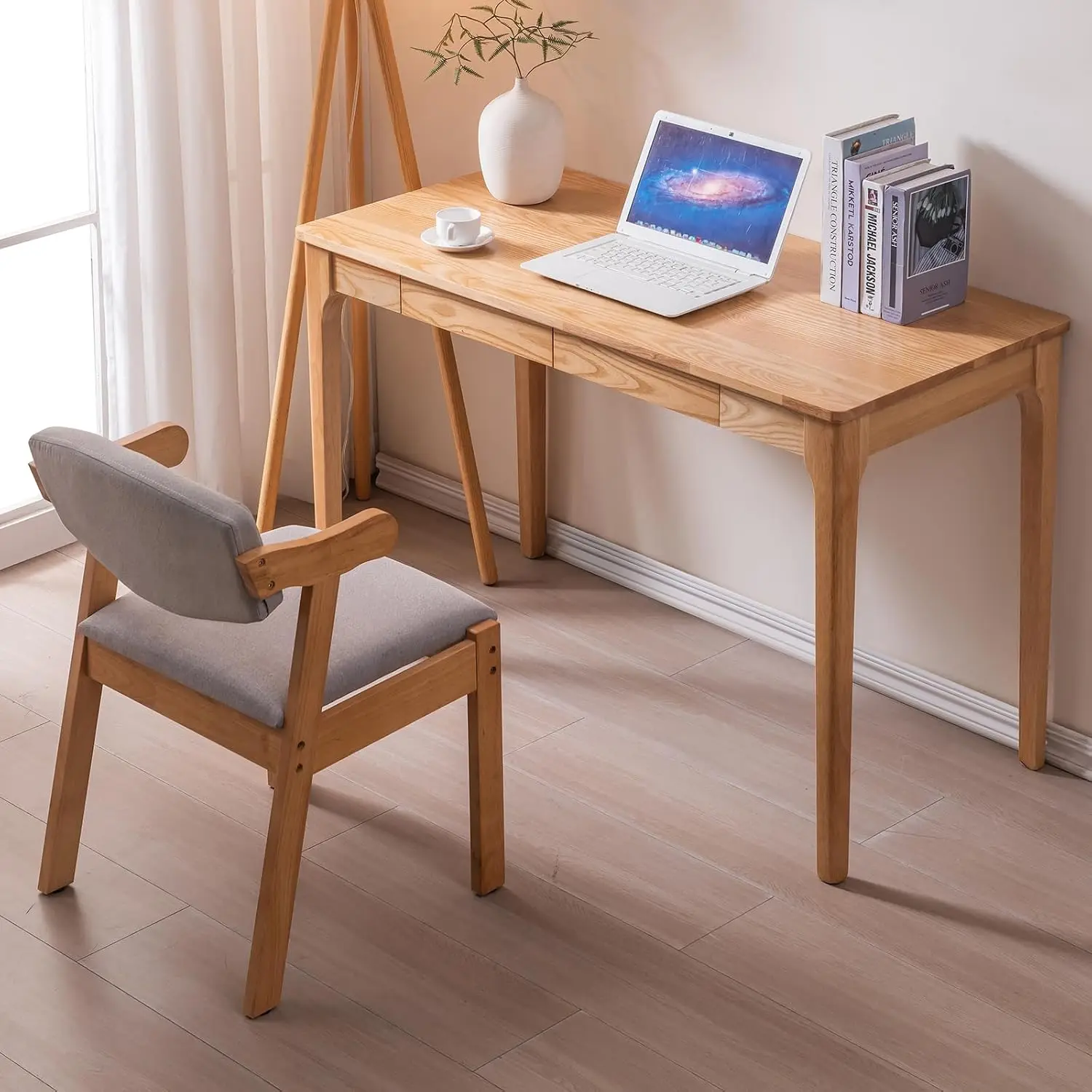 Massivholzschreibtisch mit Sch – Desk Drawer Small Bewertung und Preis