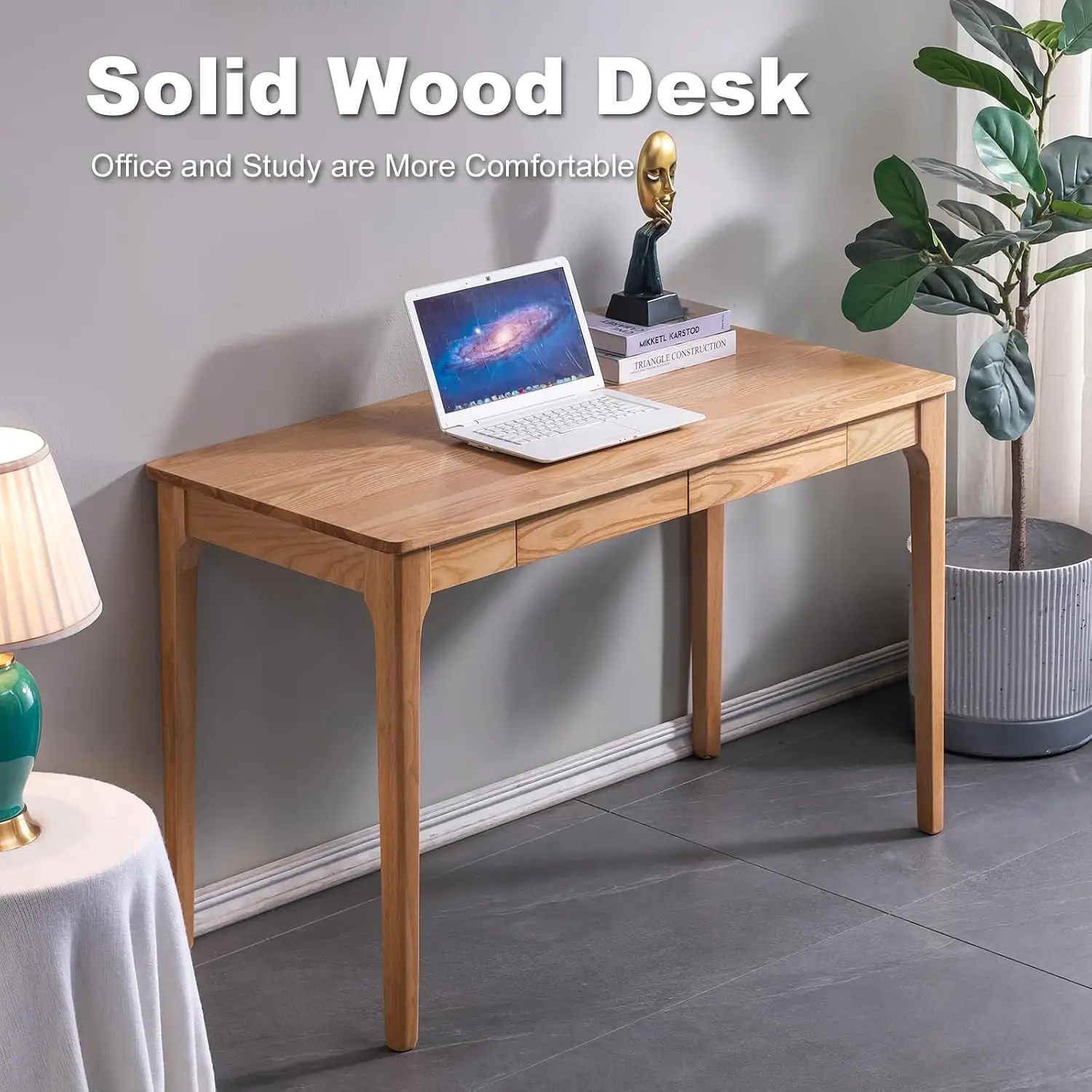 Massivholzschreibtisch mit Sch – Desk Drawer Small Bewertung und Preis