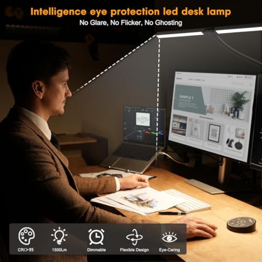 LED-Schreibtischlampe für Büro – Home Office Work Bewertung und Preis