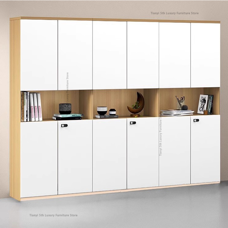 Moderner Massivholz-Büroaktens – Home Office Background Bewertung und Preis