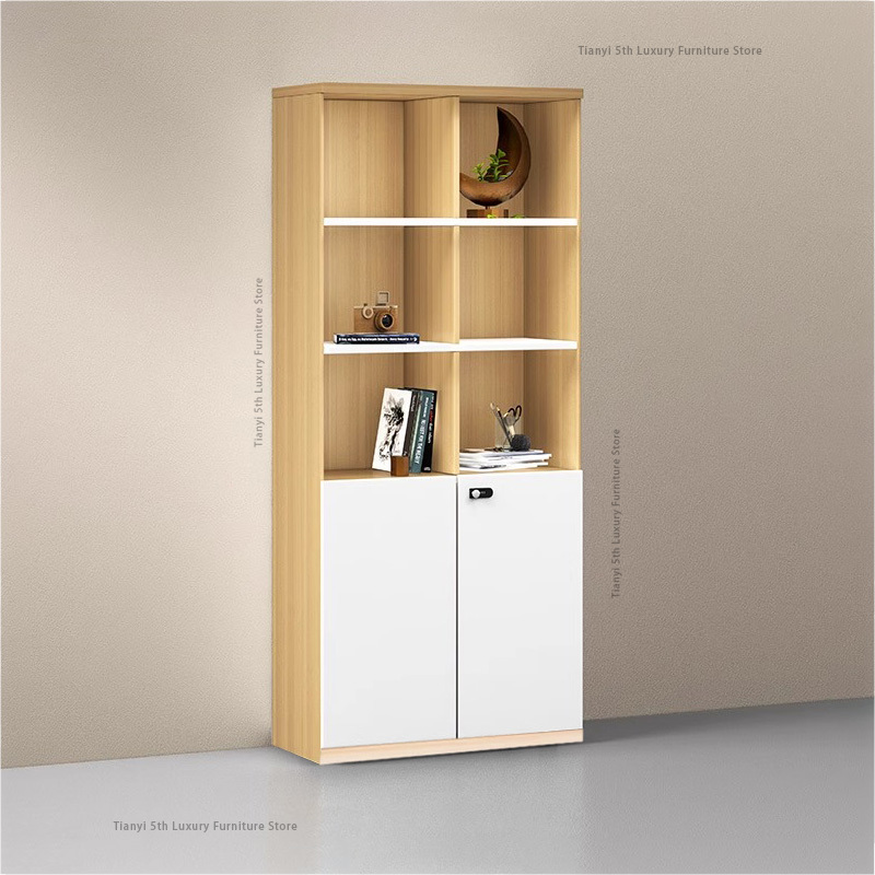 Moderner Massivholz-Büroaktens – Home Office Background Bewertung und Preis