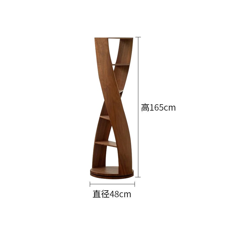Kreatives drehbares Bücherrega – Bookcase Wood Shelf Bewertung und Preis