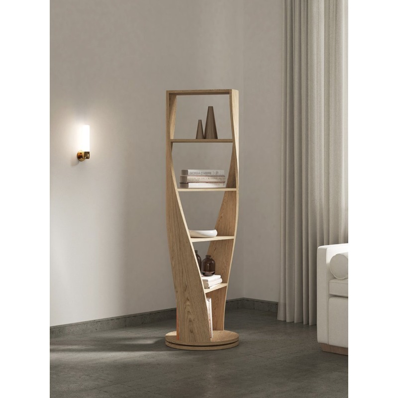 Kreatives drehbares Bücherrega – Bookcase Wood Shelf Bewertung und Preis