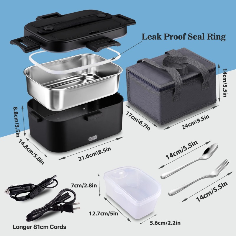 Elektrisch beheizte Lunchbox 1 – Home Office Work Bewertung und Preis