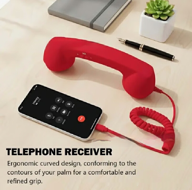 Retro-Telefonhörer, kabelgebun – Home Office Call Center Bewertung und Preis