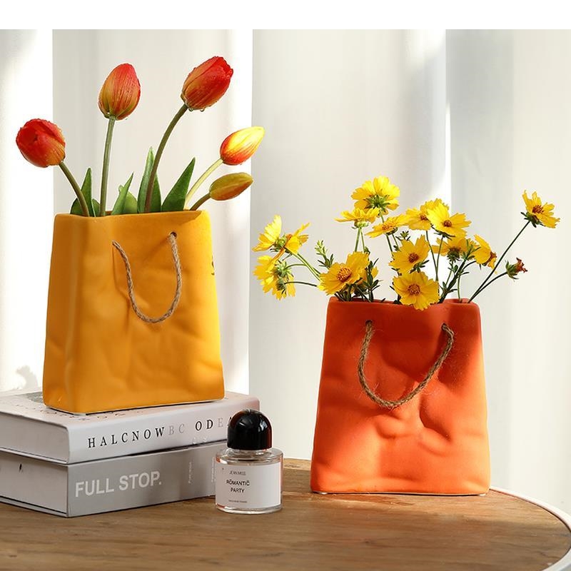 Keramik-Einkaufstasche, Vase,  – Home Office Form Bewertung und Preis