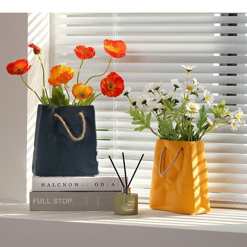 Keramik-Einkaufstasche, Vase,  – Home Office Form Bewertung und Preis