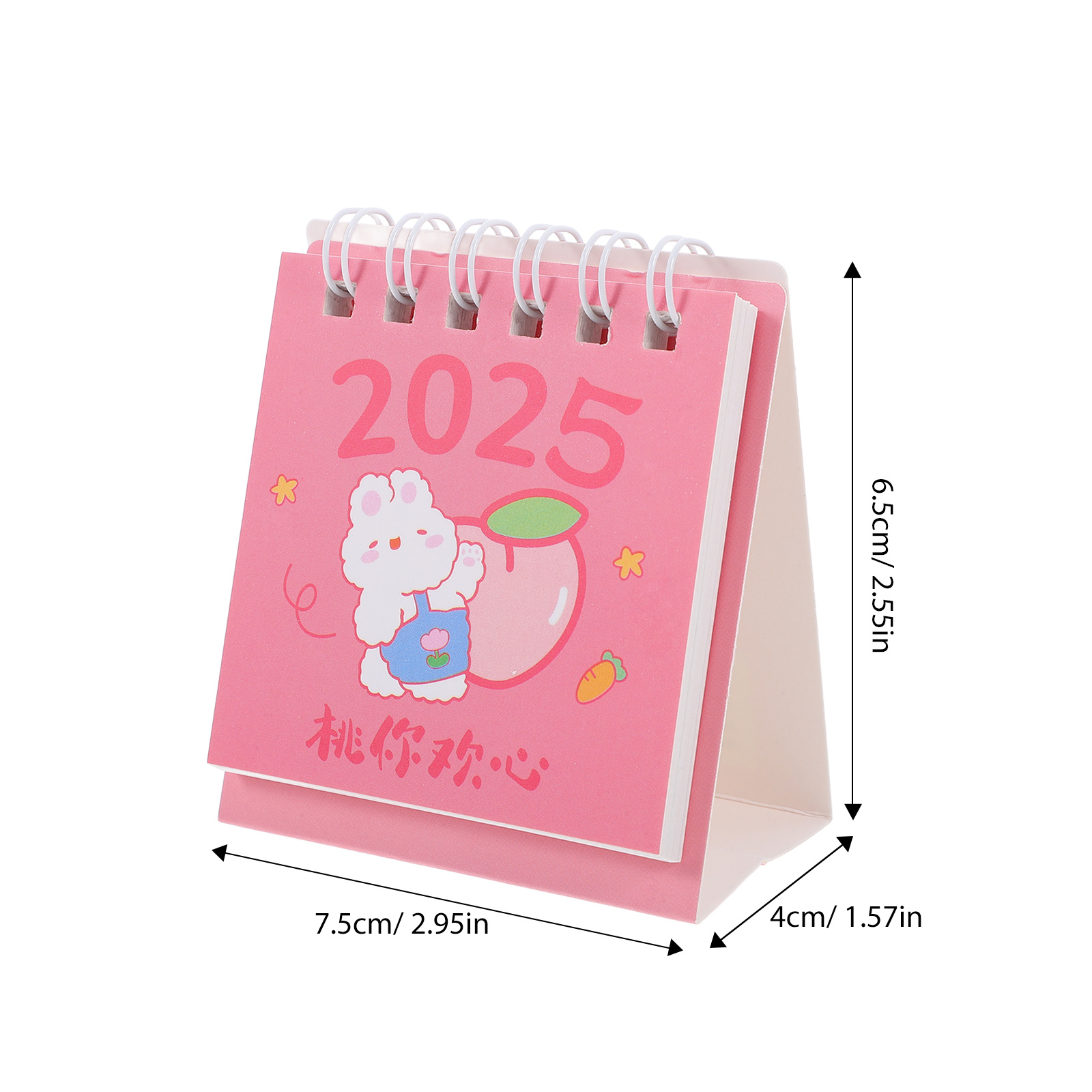 Mini-Tischkalender, weißer Has – Home Office 2024 Bewertung und Preis
