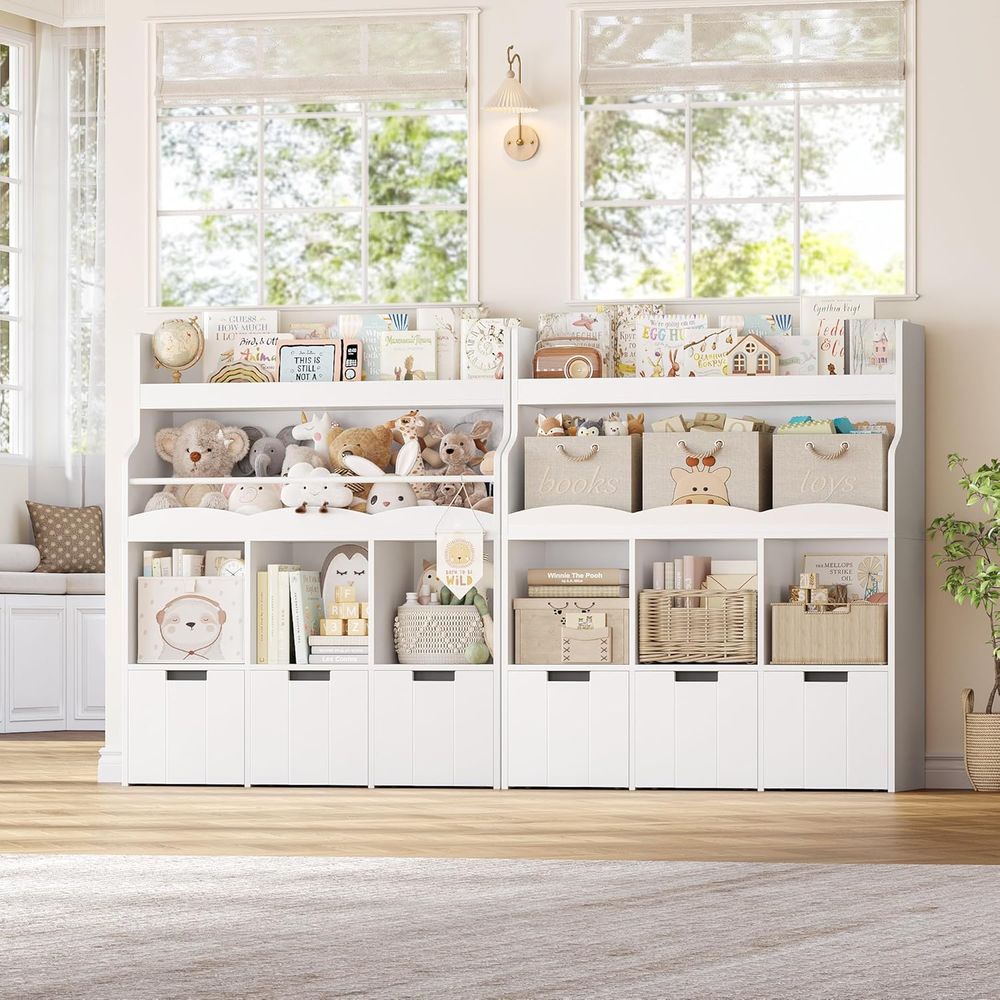 Kinderspielzeug-Aufbewahrungso – Bookcase Wood Shelf Bewertung und Preis