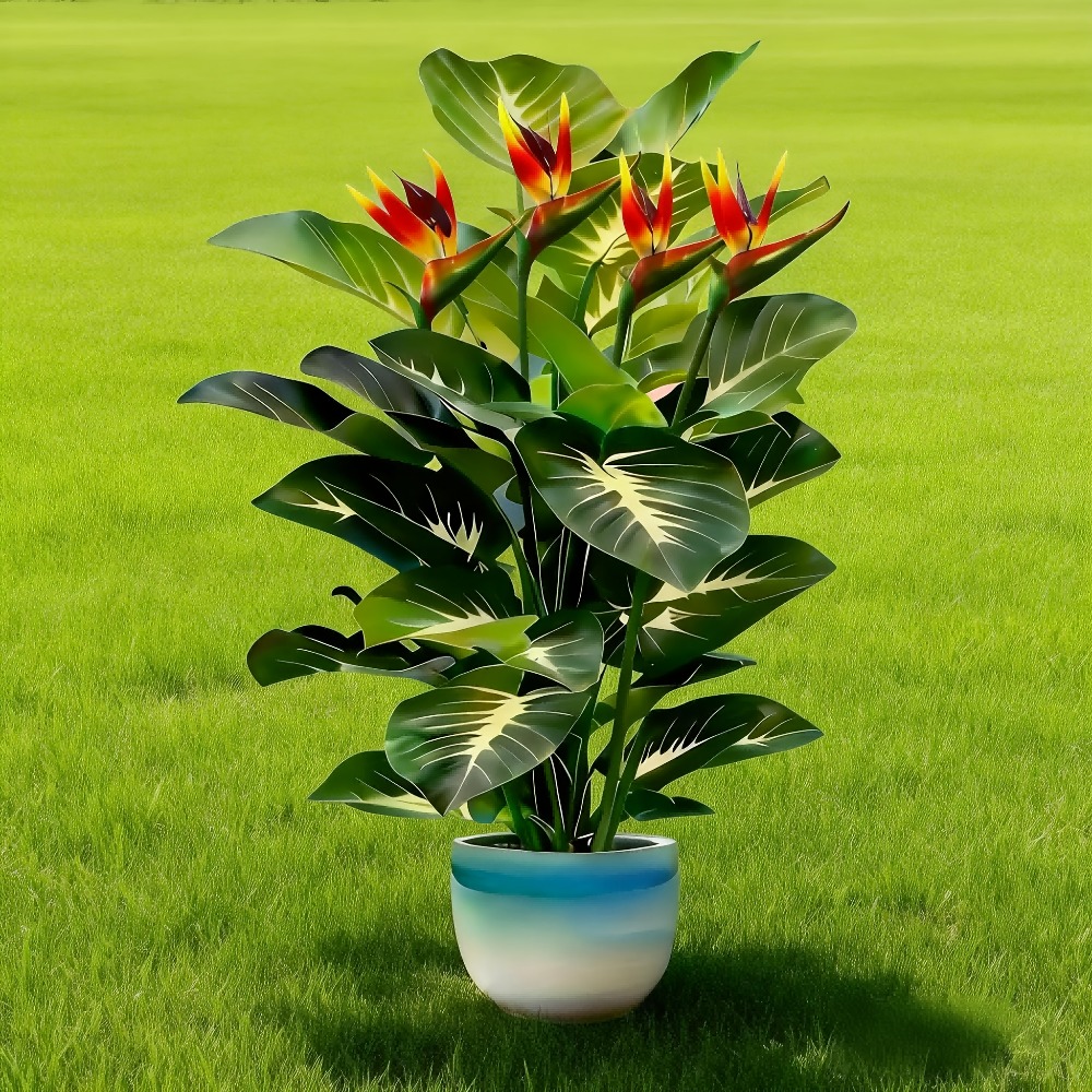 Künstliche Paradiesvogelblumen – Home Office Call Center Bewertung und Preis