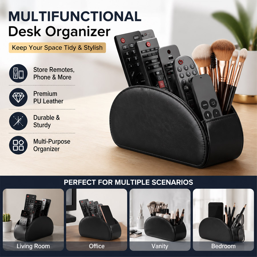 1 Stück 5-Fach PU-Leder Schrei – Home Office Call Center Bewertung und Preis