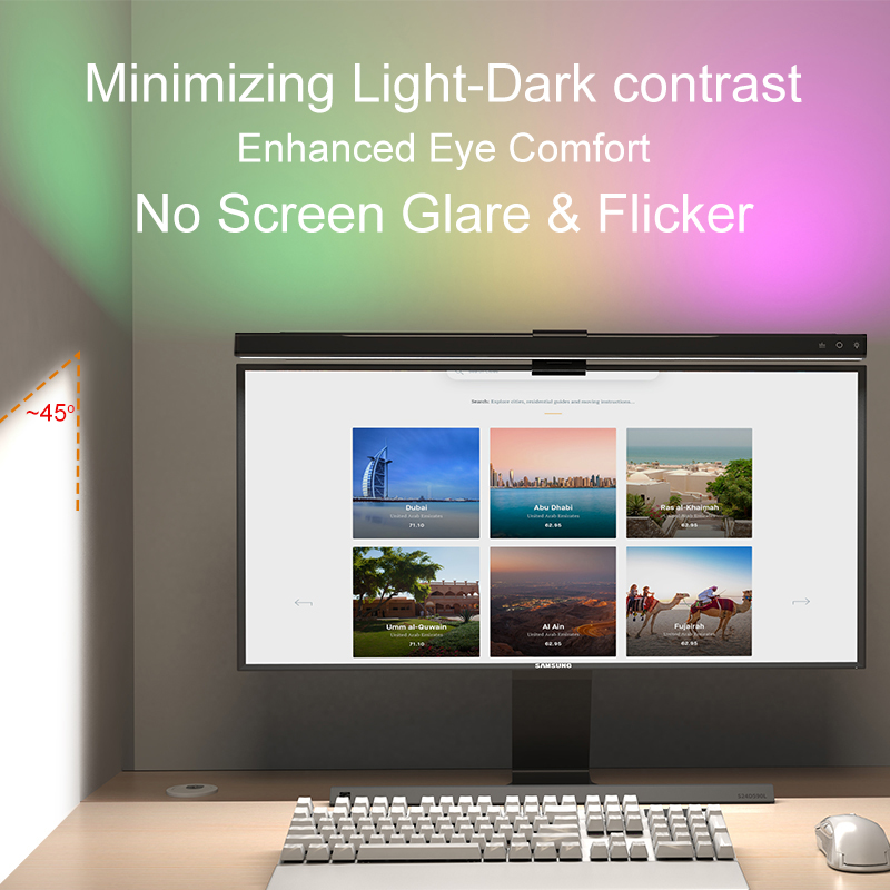 60/80cm Monitor-Lichtleiste RG – Home Office Work Bewertung und Preis