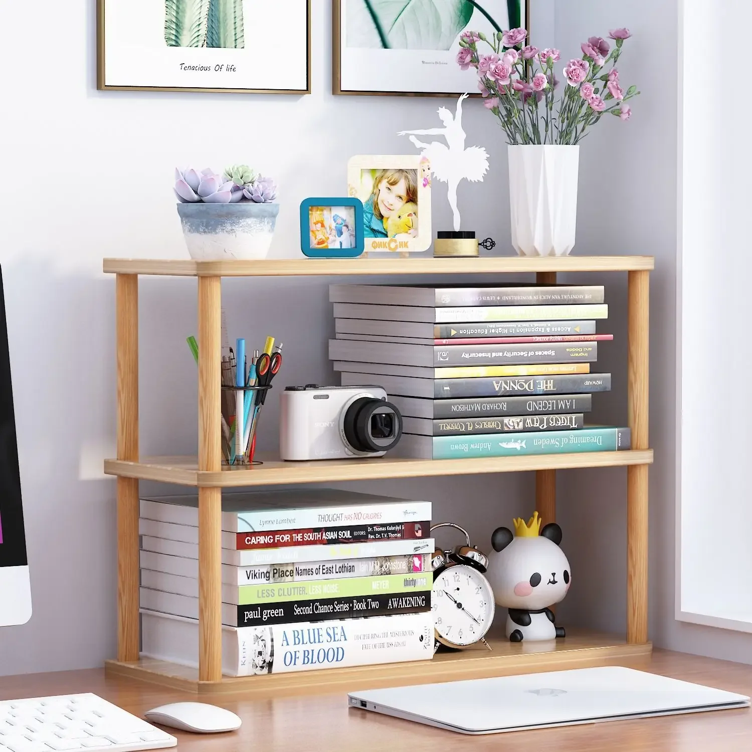 Bücherregal Holz regal Desktop – Bookcase Wood Shelf Bewertung und Preis