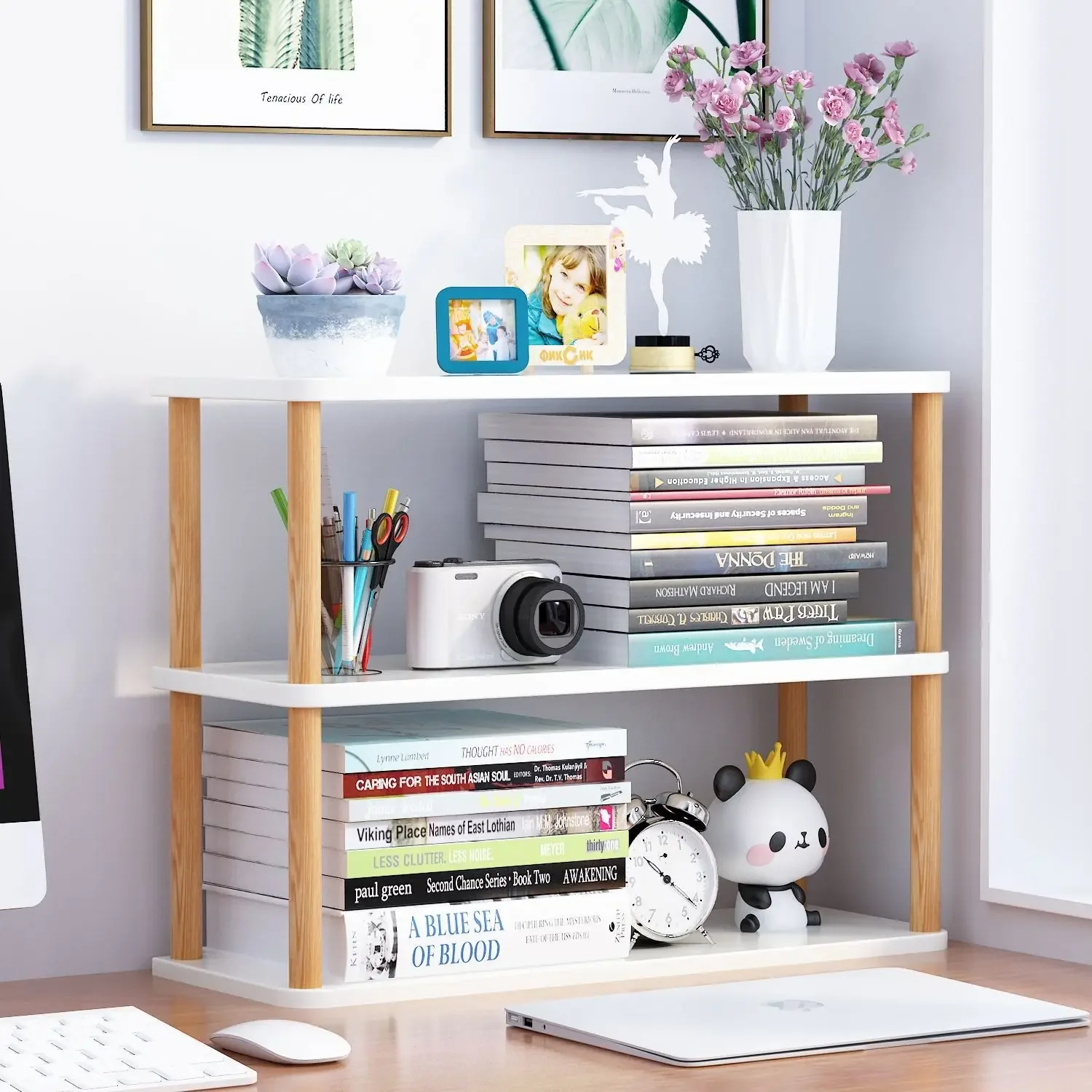 Bücherregal Holz regal Desktop – Bookcase Wood Shelf Bewertung und Preis