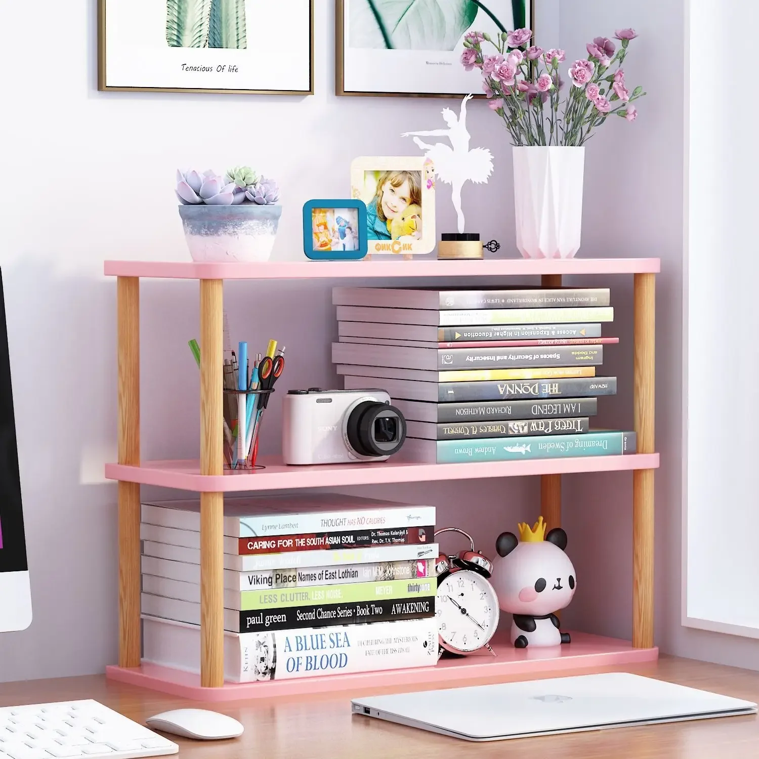 Bücherregal Holz regal Desktop – Bookcase Wood Shelf Bewertung und Preis
