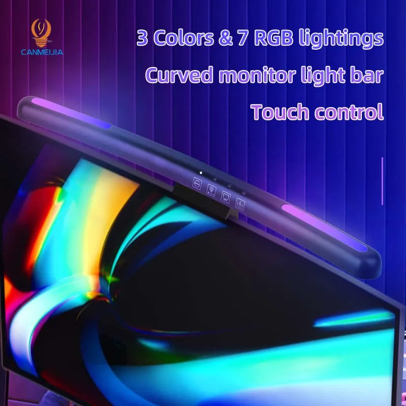 Gebogene LED-Monitor Licht lei – Home Office Pc Bewertung und Preis